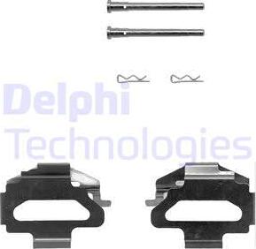 Delphi LX0150 - Set accesorii, placute frana aaoparts.ro