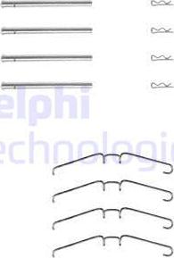 Delphi LX0157 - Set accesorii, placute frana aaoparts.ro