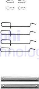 Delphi LX0113 - Set accesorii, placute frana aaoparts.ro