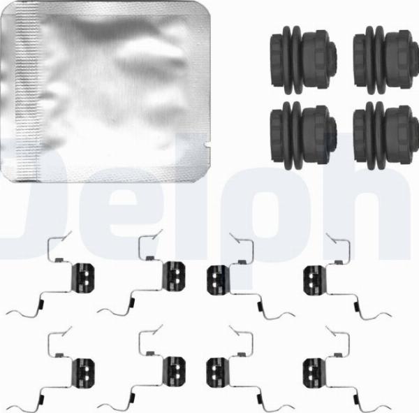 Delphi LX0808 - Set accesorii, placute frana aaoparts.ro