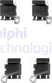 Delphi LX0390 - Set accesorii, placute frana aaoparts.ro