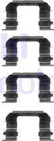 Delphi LX0349 - Set accesorii, placute frana aaoparts.ro