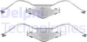 Delphi LX0353 - Set accesorii, placute frana aaoparts.ro