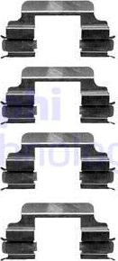 Delphi LX0363 - Set accesorii, placute frana aaoparts.ro