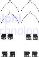 Delphi LX0373 - Set accesorii, placute frana aaoparts.ro