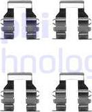Delphi LX0248 - Set accesorii, placute frana aaoparts.ro