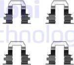 Delphi LX0254 - Set accesorii, placute frana aaoparts.ro