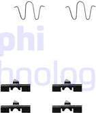 Delphi LX0231 - Set accesorii, placute frana aaoparts.ro