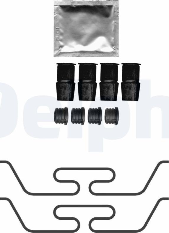 Delphi LX0750 - Set accesorii, placute frana aaoparts.ro