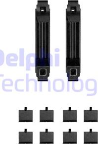 Delphi LX0704 - Set accesorii, placute frana aaoparts.ro