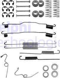 Delphi LY1044 - Set accesorii, sabot de frana aaoparts.ro