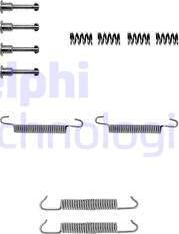 Delphi LY1042 - Set accesorii, saboti frana parcare aaoparts.ro