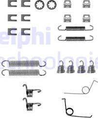 Delphi LY1015 - Set accesorii, sabot de frana aaoparts.ro