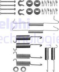 Delphi LY1151 - Set accesorii, sabot de frana aaoparts.ro