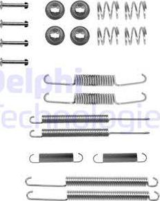 Delphi LY1161 - Set accesorii, sabot de frana aaoparts.ro