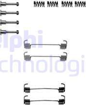 Delphi LY1163 - Set accesorii, saboti frana parcare aaoparts.ro