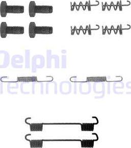 Delphi LY1104 - Set accesorii, saboti frana parcare aaoparts.ro