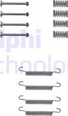 Delphi LY1115 - Set accesorii, saboti frana parcare aaoparts.ro