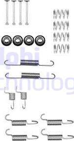 Delphi LY1391 - Set accesorii, saboti frana parcare aaoparts.ro