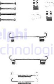 Delphi LY1344 - Set accesorii, saboti frana parcare aaoparts.ro