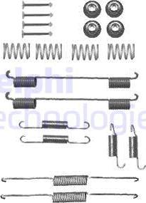 Delphi LY1345 - Set accesorii, sabot de frana aaoparts.ro