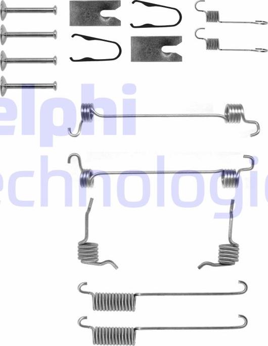 Delphi LY1300 - Set accesorii, sabot de frana aaoparts.ro