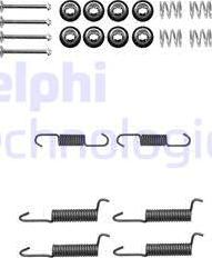 Delphi LY1315 - Set accesorii, saboti frana parcare aaoparts.ro