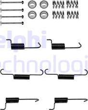 Delphi LY1317 - Set accesorii, saboti frana parcare aaoparts.ro