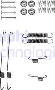 Delphi LY1387 - Set accesorii, sabot de frana aaoparts.ro