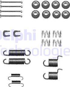 Delphi LY1326 - Set accesorii, sabot de frana aaoparts.ro