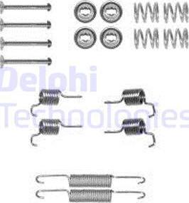 Delphi LY1372 - Set accesorii, saboti frana parcare aaoparts.ro