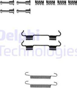 Delphi LY1297 - Set accesorii, saboti frana parcare aaoparts.ro