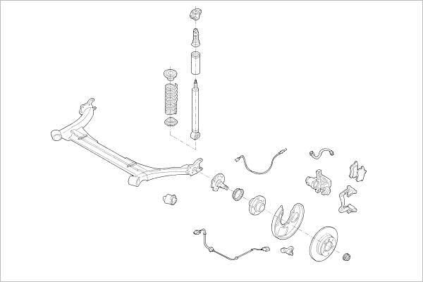 Delphi OE-AUDI-000005601-R - Suspensie roata aaoparts.ro