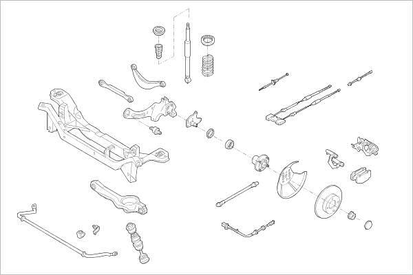 Delphi OE-FORD-000017012-R - Suspensie roata aaoparts.ro