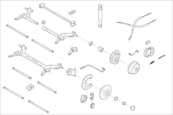 Delphi OE-RENA-000014261-R - Suspensie roata aaoparts.ro