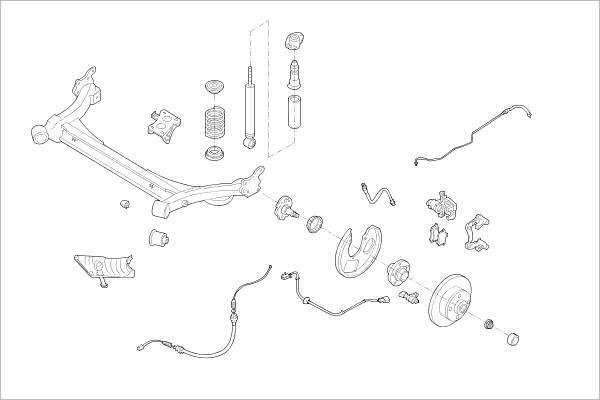 Delphi OE-SKOD-000023268-R - Suspensie roata aaoparts.ro