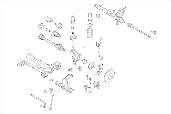 Delphi OE-VW-000009511-F - Suspensie roata aaoparts.ro