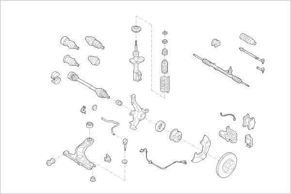 Delphi OE-VW-000005944-F - Suspensie roata aaoparts.ro