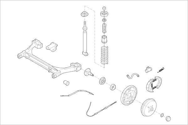 Delphi OE-VW-000017922-R - Suspensie roata aaoparts.ro