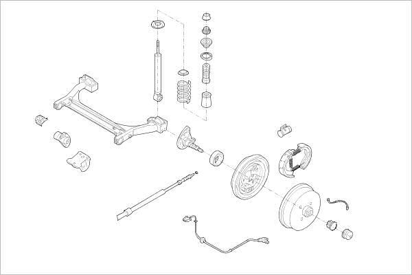 Delphi OE-VW-000001659-R - Suspensie roata aaoparts.ro