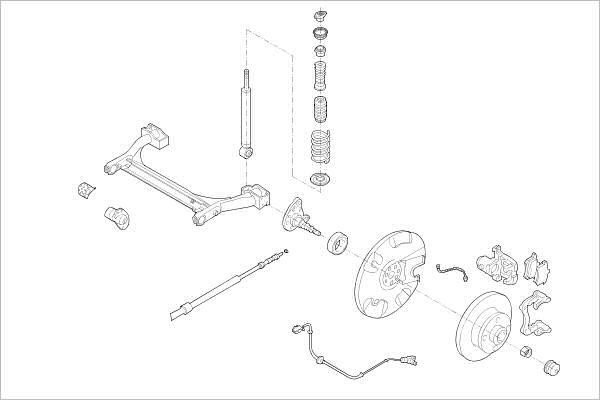 Delphi OE-VW-000005276-R - Suspensie roata aaoparts.ro