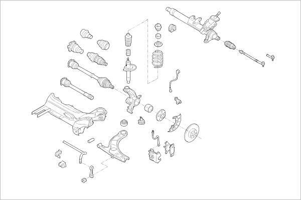 Delphi OE-VW-000011603-F - Suspensie roata aaoparts.ro