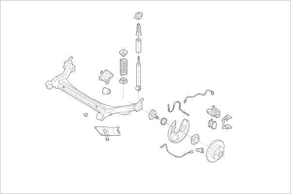 Delphi OE-VW-000011603-R - Suspensie roata aaoparts.ro