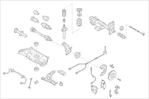 Delphi OE-VW-000022556-F - Suspensie roata aaoparts.ro