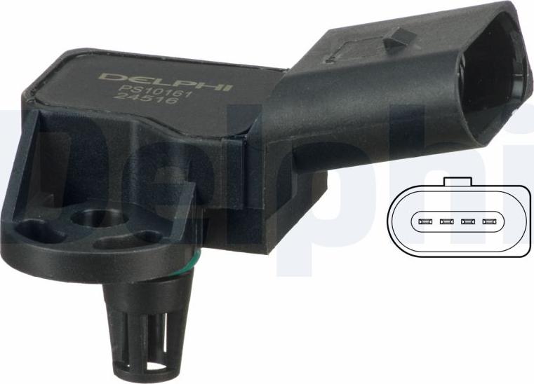 Delphi PS10161 - Senzor, presiune galerie admisie aaoparts.ro