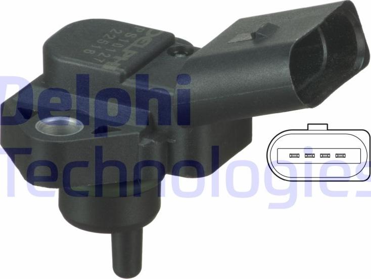 Delphi PS10127 - Senzor,presiune supraalimentare aaoparts.ro