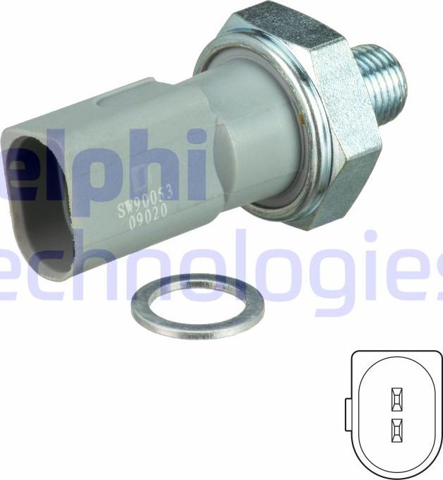 Delphi SW90053 - Senzor,presiune ulei aaoparts.ro