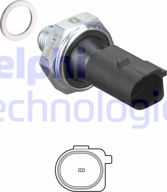 Delphi SW90068 - Senzor,presiune ulei aaoparts.ro