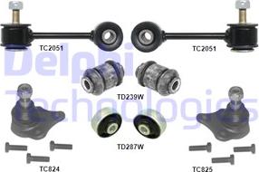 Delphi TC1970KIT-11B1 - Set reparatie, bara stabilizatoare aaoparts.ro