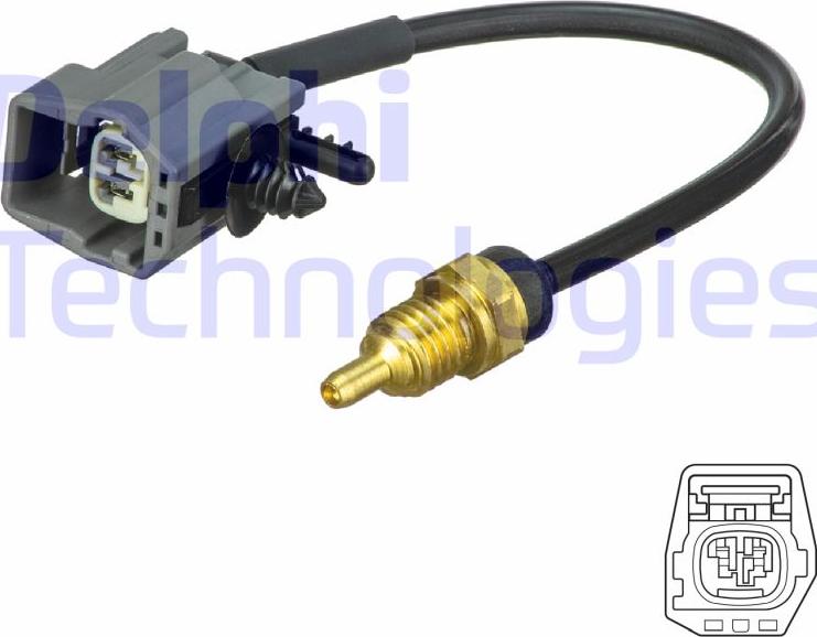 Delphi TS10492 - Senzor,temperatura lichid de racire aaoparts.ro